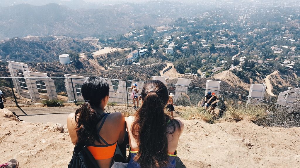 behind the hollywood sign views
