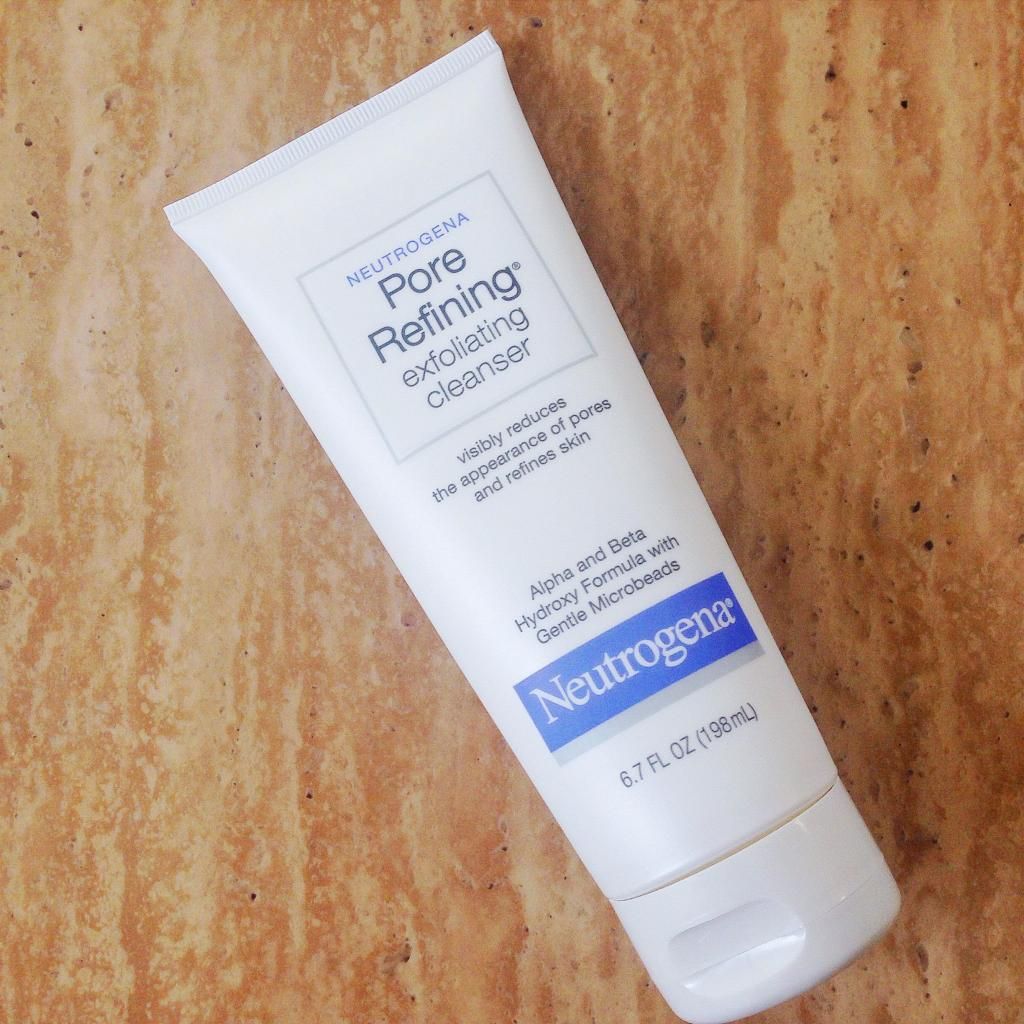neutrogena pore refining exfoliating cleanser