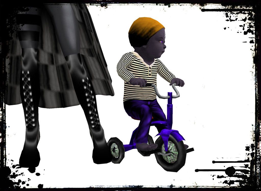 Drow Toddler on Tricycle photo DrowToddleronTricycle2_zps7c27abcc.jpg