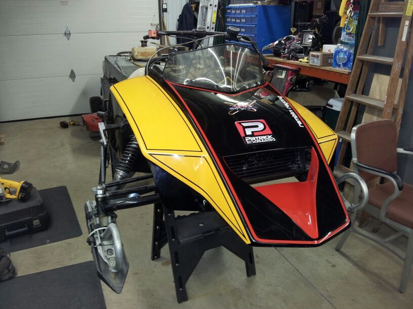 Here we go, Starting the 82 Doo sno-pro