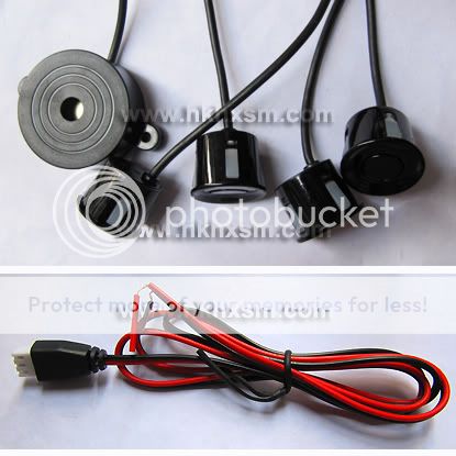 Car Buzzer Parking Reversing Radar Backup Sensor System  