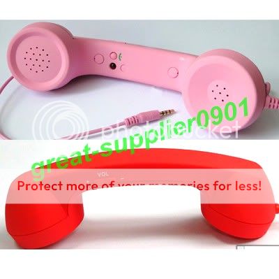 Retro Remote Volume + &   Telephone Handset For iPhone 4 4G 3G S 2G 