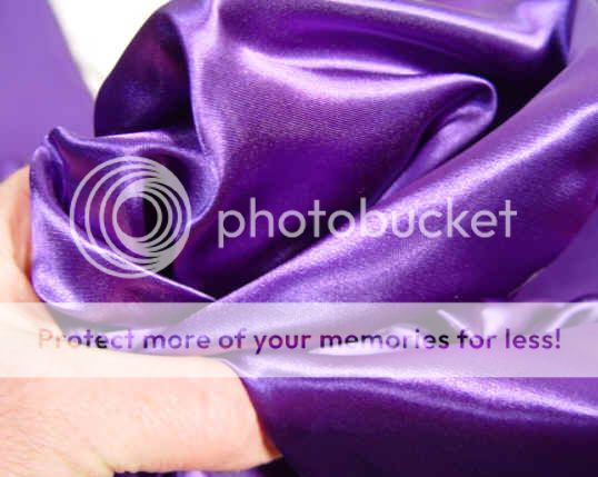 SAMPLE SET 60 SHINY BRIDAL SATIN FABRIC 6 PCS SWATCHES  